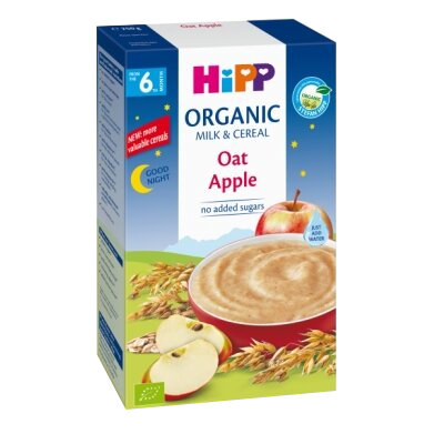 HIPP Organic Milk & Cereal Good Night Oat Apple (6+) biezputra, 250 g