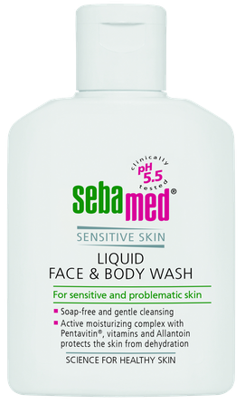 SEBAMED Sejai Un Ķermenim, Jutīgai Un Problemātiskai Ādai mazgāšanas līdzeklis, 50 ml