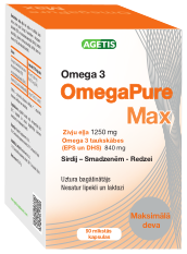 OMEGAPURE MAX mīkstās kapsulas, 60 gab.