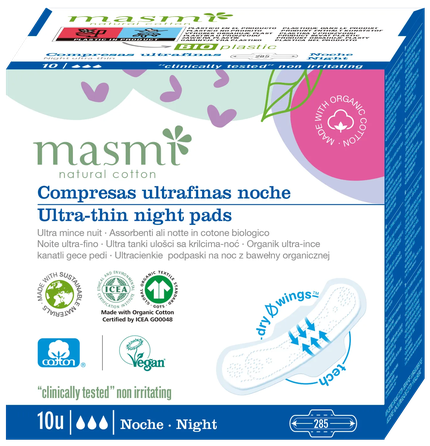 MASMI Ultra Night pads, 10 pcs.