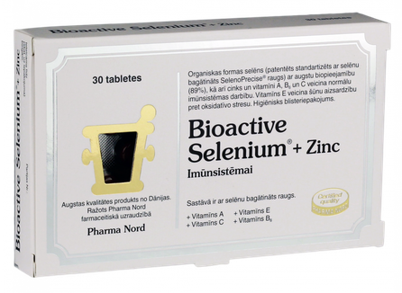 PHARMA NORD Selenium + Zinc pills, 30 pcs.