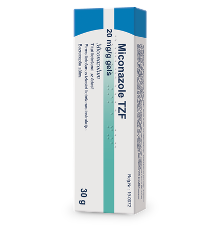 Miconazole TZF 20 mg/g гель, 30 г