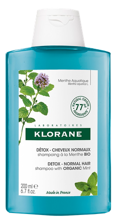 KLORANE Aquatic Mint šampūns, 200 ml
