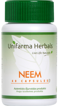 UNIFARMA HERBALS Neem capsules, 60 pcs.