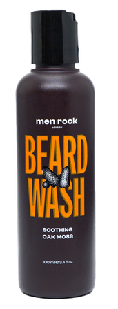 MEN ROCK Oak Moss, Soothing Beard mazgāšanas līdzeklis, 100 ml