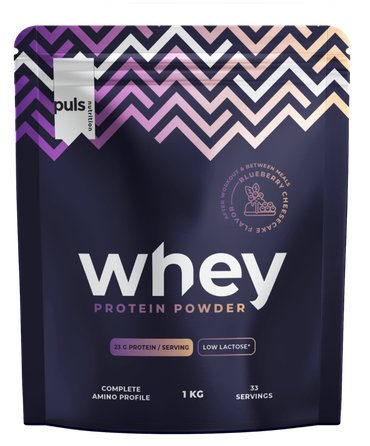 PULS NUTRITION Whey Blueberry Cheesecake Low Lactose powder, 1000 g