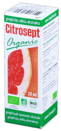 CITROSEPT Organic extract, 20 ml