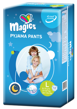 MAGICS Pyjama Pants L (27-57 kg) трусики, 12 шт.