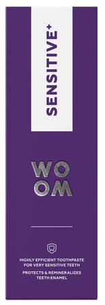 WOOM Sensitive+ zobu pasta, 75 ml
