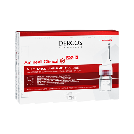 VICHY Dercos Aminexil Clinical 5 ampulas, 21 gab.