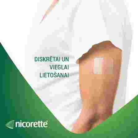 NICORETTE   Invisipatch 15 mg/16 h plāksteris, 7 gab.