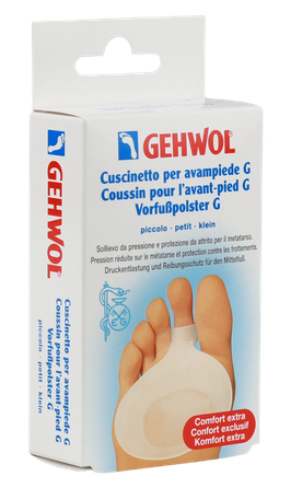 GEHWOL P-Gel Vorfusspolster G polsteris pēdai, 2 gab.