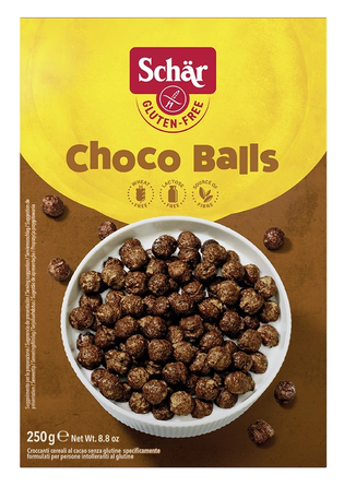 SCHAR Choco Balls bezglutēna brokastu pārslas, 250 g