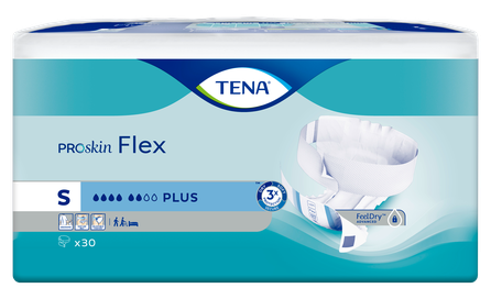 TENA Flex Plus S подгузники, 30 шт.