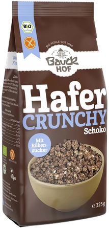 BAUCK HOF Organic Oat Crunchy Chocolate, gluten free flakes, 325 g
