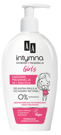 AA INTIMATE Intimate Girl 0% intimate wash, 300 ml