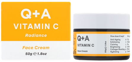 Q+A Vitamin C Radiance face cream, 50 g