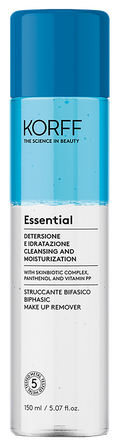 KORFF Essential Biphasic līdzeklis kosmētikas noņemšanai, 150 ml
