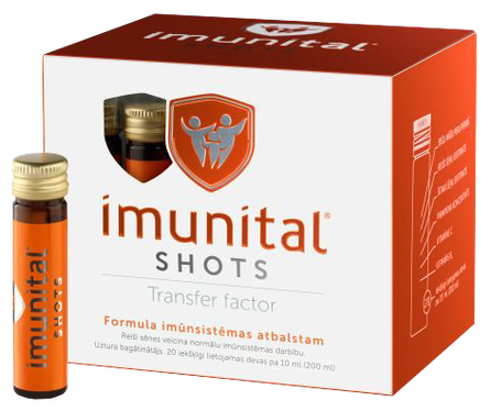 IMUNITAL SHOTS ampulas, 20 gab.