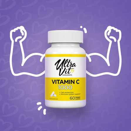 ULTRAVIT   Vitamin C capsules, 60 pcs.