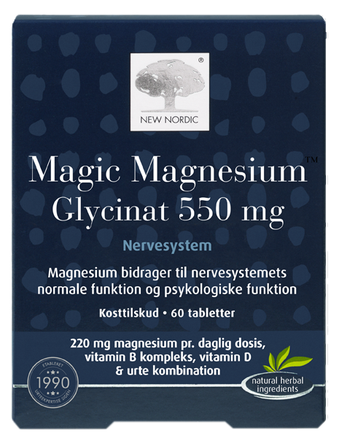 NEW NORDIC Magic Magnesium Glycinat pills, 60 pcs.