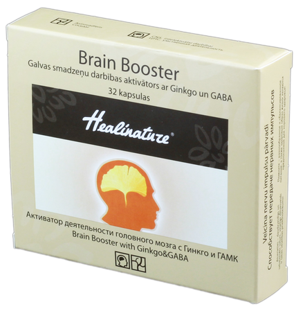 HEALINATURE Brain Booster kapsulas, 32 gab.