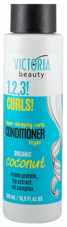 VICTORIA BEAUTY 1,2,3! Curls! for Curly Hair matu kondicionieris, 500 ml