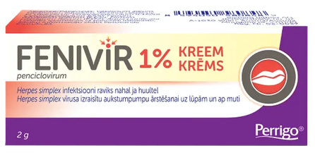 FENIVIR 1% krēms, 2 g
