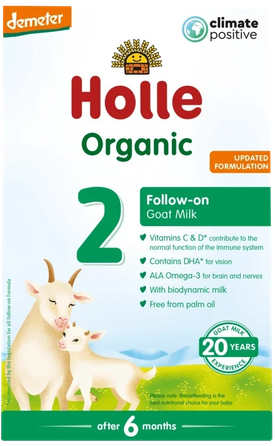 HOLLE Infant Goat Milk Nr. 2 piena maisījums, 400 g