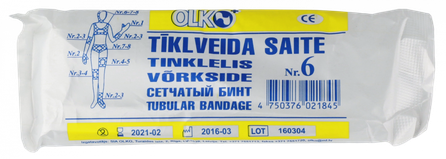 OLKO  nesterila tīklveida saite, 6 gab.