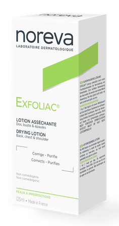 NOREVA Exfoliac Drying losjons, 125 ml