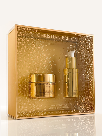 CHRISTIAN BRETON Coffret Blue Top Ultimate Regenerating Day cream+Ultimate Lifting serum gift set, 1 pcs.