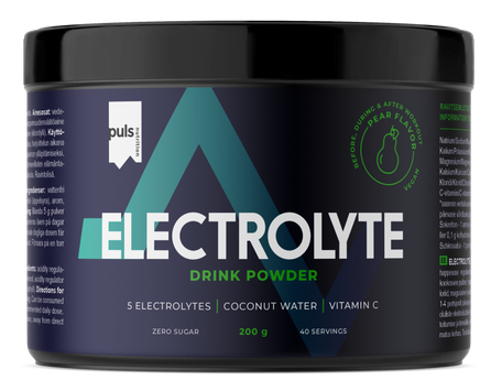 PULS NUTRITION Electrolyte Pear pulveris, 200 g