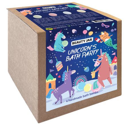 BEAUTY JAR Unicorn's Bath Party gift set, 1 pcs.