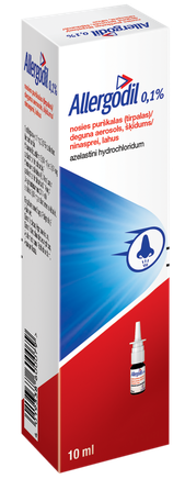ALLERGODIL 0,1 % nasal spray, 10 ml