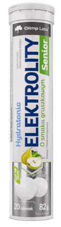OLIMP LABS Hydratonic Elektrolity Senior Bumbieru Garša putojošās tabletes, 21 gab.
