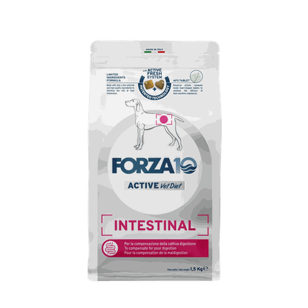 FORZA10 Active Vetdiet Intestinal, Suņiem sausā barība, 1.5 kg