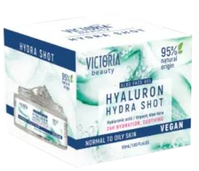VICTORIA BEAUTY Hyaluron Hydra Shot Гель крем для лица, 50 мл