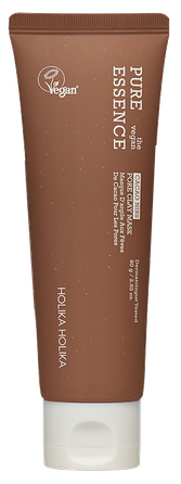 HOLIKA HOLIKA Pure Essence The Vegan Cacao Nibs Pore Clay facial mask, 80 g