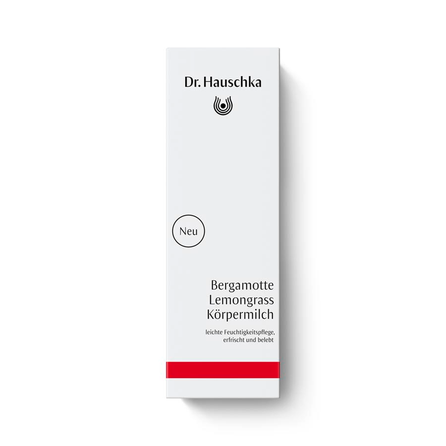 DR.HAUSCHKA Bergamot Lemongrass Vitalising ķermeņa pieniņš, 145 ml