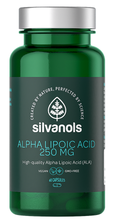 SILVANOLS Alpha Lipoic Acid 250 mg capsules, 60 pcs.