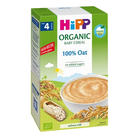 HIPP Organic Cereal Rice Oat (4+) porridge, 200 g