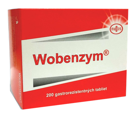 WOBENZYM zarnās šķīstošās tabletes, 200 gab.