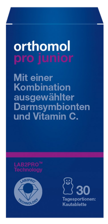 ORTHOMOL Pro Junior košļājamās tabletes, 30 gab.