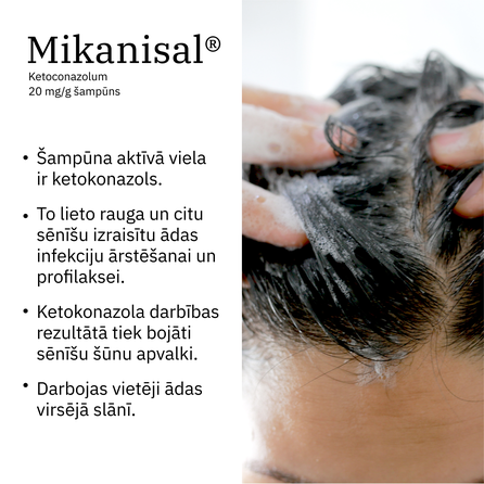 MIKANISAL 20 mg/g shampoo, 60 ml