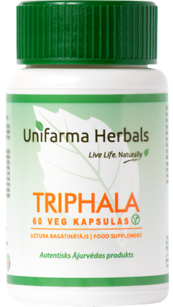 UNIFARMA HERBALS Triphala capsules, 60 pcs.
