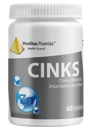 VESELĪBAS PIRAMĪDA Cinks tabletes, 60 gab.