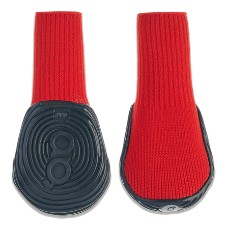 GOO-EEZ Basic, Red, 2XS dog boots, 2 pcs.