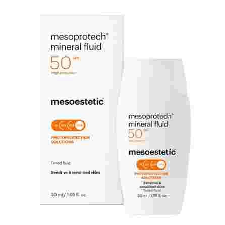 MESOESTETIC Mesoprotech Mineral Fluid 50+ солнцезащитный крем, 50 мл