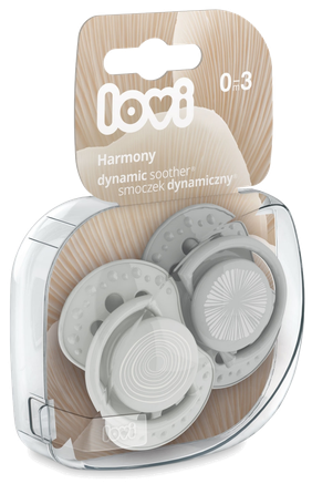 LOVI Harmony Boy, 0-3 m soother, 2 pcs.